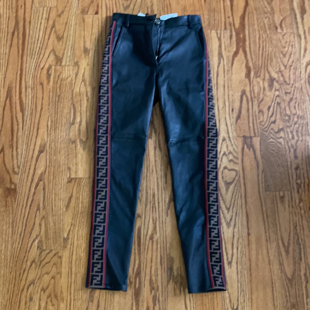 Fendi Leather Pants